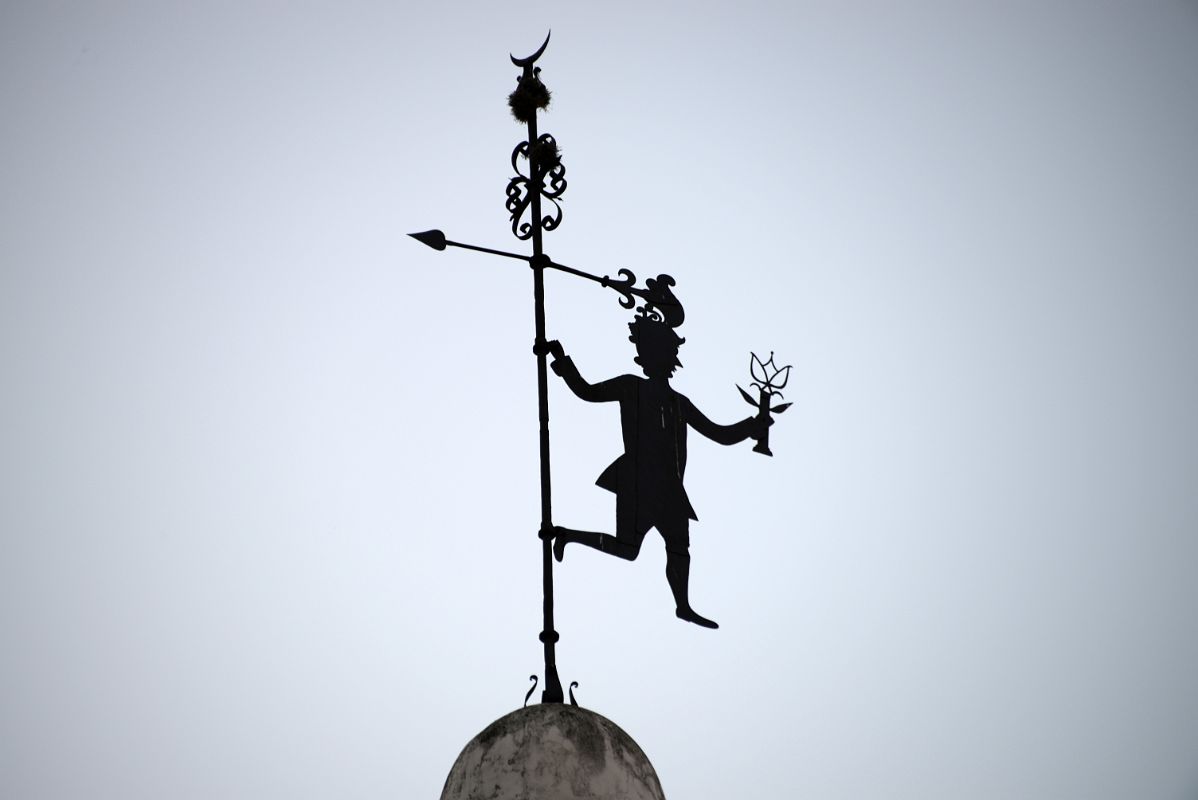 04-2 Unusual Weather Vane Atop The Colonial Salta Cabildo On Plaza 9 de Julio